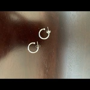 James Avery charm holder earrings